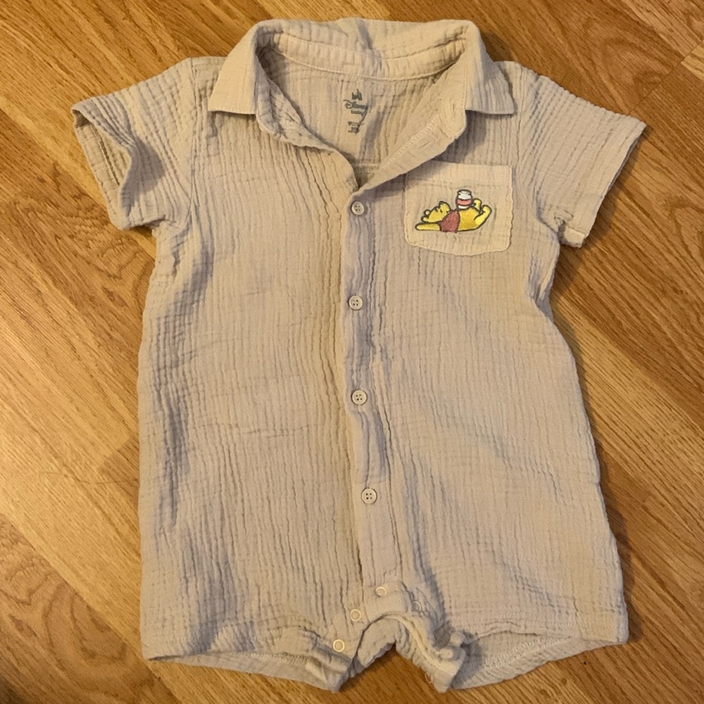 Baby Muslin Pooh Romper size 24 months